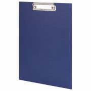 Доска-планшет STAFF «EVERYDAY» с прижимом А4 (225х316 мм), картон/бумвинил РОССИЯ, синяя, 229052