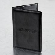 Обложка для паспорта STAFF, полиуретан под кожу, «ПАСПОРТ», черная, 237599