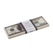 Деньги шуточные «100 долларов», упаковка с европодвесом, AD0000024