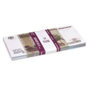 Деньги шуточные «100 рублей», упаковка с европодвесом, AD0000094