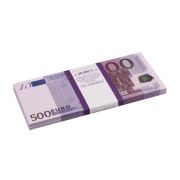 Деньги шуточные «500 евро», упаковка с европодвесом, AD0000064