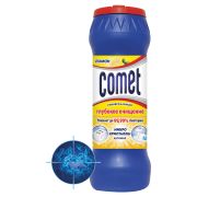 Чистящее средство дезинфицирующее 475 г, COMET (Комет) «Лимон», порошок
