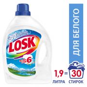Средство для стирки жидкое автомат 1,95 л LOSK (Лоск) «Горное озеро», гель, 2348159