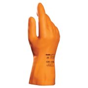 Перчатки латексные MAPA Industrial/Alto 299, хлопчатобумажное напыление, размер 8 (M), оранжевые