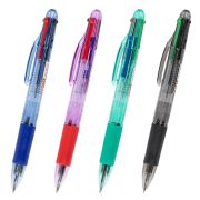Ручка многоцветная шариковая автоматическая STAFF «College» 4 ЦВЕТА BP-15, линия письма 0,35 мм, 143748