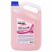 Мыло-крем жидкое DELUXE, 5 л, ЗОЛОТОЙ ИДЕАЛ «Розовый шелк», перламутровое, 607498