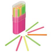 Счетные палочки (30 штук) многоцветные, в пластиковом пенале, СП06