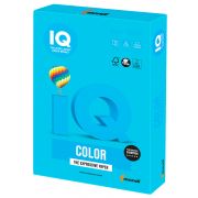 Бумага цветная IQ color, А4, 160 г/м2, 250 л., интенсив светло-синяя, AB48
