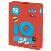 Бумага цветная IQ color, А4, 80 г/м2, 100 л., интенсив, кораллово-красная, CO44