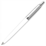 Ручка шариковая PARKER «Jotter Orig White», корпус белый, детали нержавеющая сталь, синяя, RG0032930