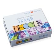 Краски по ткани акриловые «Декола», 12 цветов по 20 мл, в баночках, 4141216