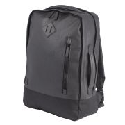 Рюкзак BRAUBERG молодежный с отделением для ноутбука, «Квадро», искуственная кожа, черный, 44х29х13 см, 227088