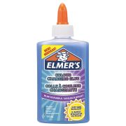 Клей для слаймов канцелярский меняющий цвет ELMERS Colour Changing Glue, 147 мл, синий на фиолетовый, 2109507