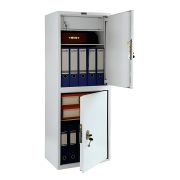 Шкаф металлический для документов AIKO «SL-125/2Т» светло-серый, 1252х460х340 мм, 31 кг