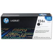 Картридж лазерный HP (Q6000A) ColorLaserJet CM1015/2600 и др, №124A, черный, оригинальный, 2500 страниц