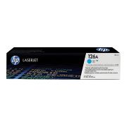 Картридж лазерный HP (CE311A) CLJ CP1025/CP1025NW, №126A, голубой, оригинальный, ресурс 1000 страниц