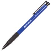 Ручка шариковая автоматическая с грипом BRAUBERG «Explorer», СИНЯЯ, корпус синий, узел 0,7 мм, линия письма 0,35 мм, 140581