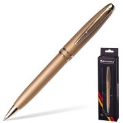 Ручка подарочная шариковая BRAUBERG «Oceanic Gold», корпус золотистый, узел 1 мм, линия письма 0,7 мм, синяя, 140722