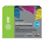 Картридж струйный CACTUS (CS-C9361) для HP Officejet 6313/Photosmart C3183, цветной