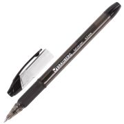 Ручка гелевая с грипом BRAUBERG «Samurai», ЧЕРНАЯ, корпус тонированный, узел 0,5 мм, линия письма 0,35 мм, 141178