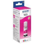 Чернила EPSON 103 (C13T00S34A) для СНПЧ EPSON L3100/L3101/L3110/L3150/L3151/L1110, пурпурные, ОРИГИНАЛЬНЫЕ