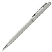 Ручка подарочная шариковая BRAUBERG «Delicate Silver», корпус серебристый, узел 1 мм, линия письма 0,7 мм, синяя, 141401