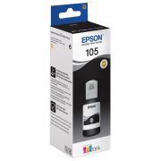 Чернила EPSON 105 (C13T00Q140) для СНПЧ L7160/L7180, черные пигментные, ОРИГИНАЛЬНЫЕ