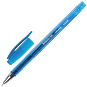 Ручка гелевая BRAUBERG «Income», СИНЯЯ, корпус тонированный, игольчатый узел 0,5 мм, линия письма 0,35 мм, 141516