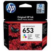 Картридж струйный HP (3YM74AE) DeskJet Plus Ink Advantage 6075/6475, №653, цветной, 200 страниц, оригинальный