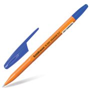 Ручка шариковая ERICH KRAUSE «R-301 Orange», СИНЯЯ, корпус оранжевый, узел 0,7 мм, линия письма 0,35 мм, 43194