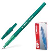 Ручка шариковая STABILO «Liner», ЗЕЛЕНАЯ, корпус зеленый, узел 0,7 мм, линия письма 0,3 мм, 808/36