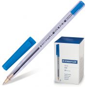 Ручка шариковая STAEDTLER «Stick Document», СИНЯЯ, корпус прозрачный, узел 1,2 мм, линия письма 0,5 мм, 430 M 03